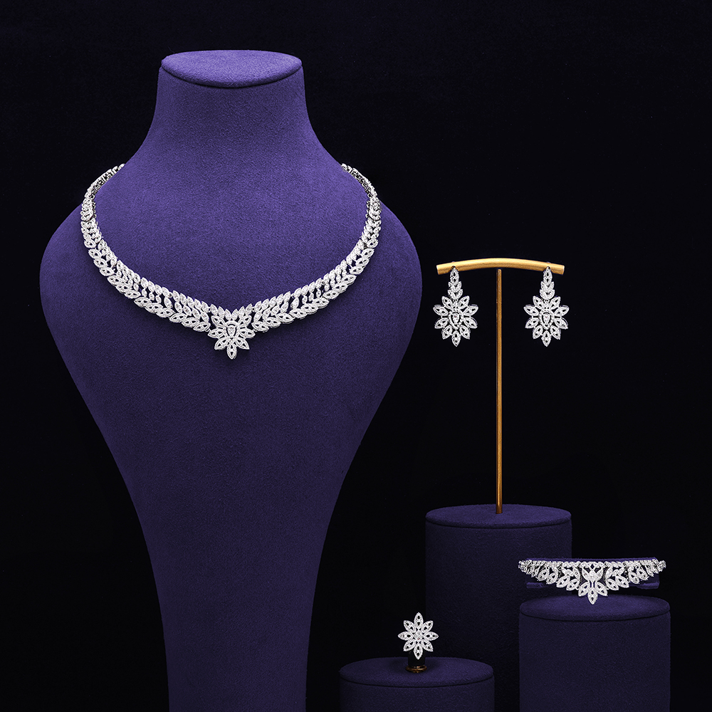 Women Fashion Uae - Trendy 4 Pieces Bride Zirconia Full