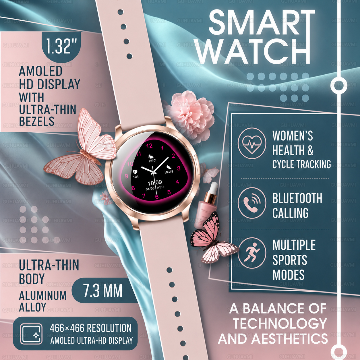 Women Fashion Week 2026 - 2026 New Stylish Women Smart Watch