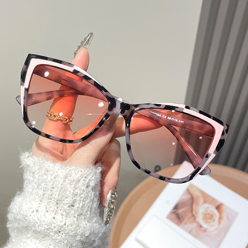 Women'S Fashion Eyeglasses - Women Color Block Cat Eye Eyeglasses
