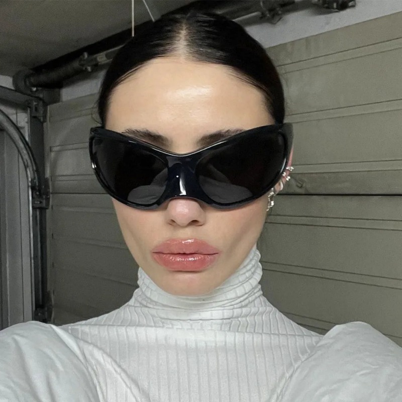 Women'S Fashion Eyeglasses - New Y2K Punk Sunglasses Women Men