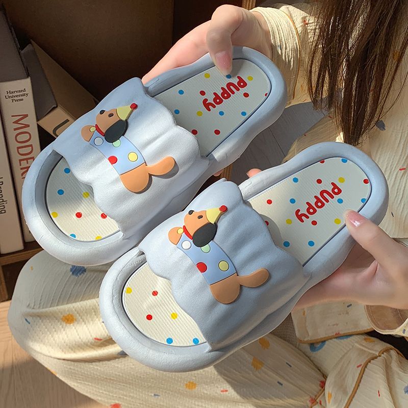 Women Fashion Images - Cartoon Hot Dog Slippers for Women