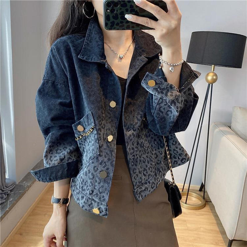 Women'S Fashion Denim Jacket - Hot 2026 Spring Autumn New Women