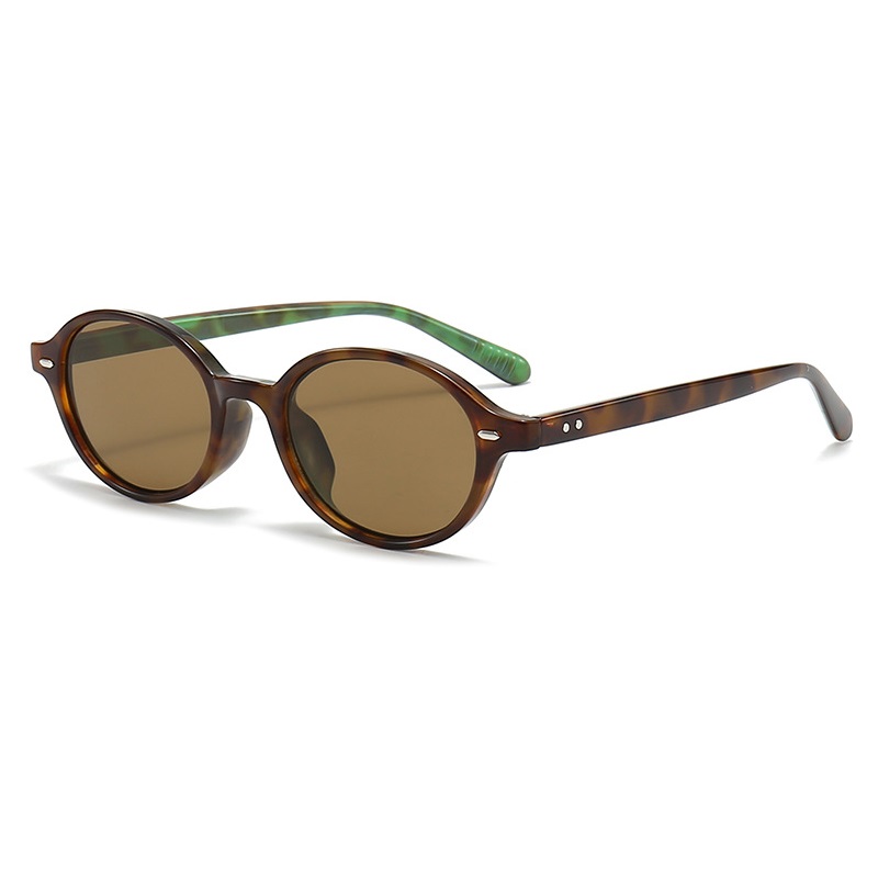 Women'S Fashion Eyeglasses - Retro Small Oval Sunglasses Women Men