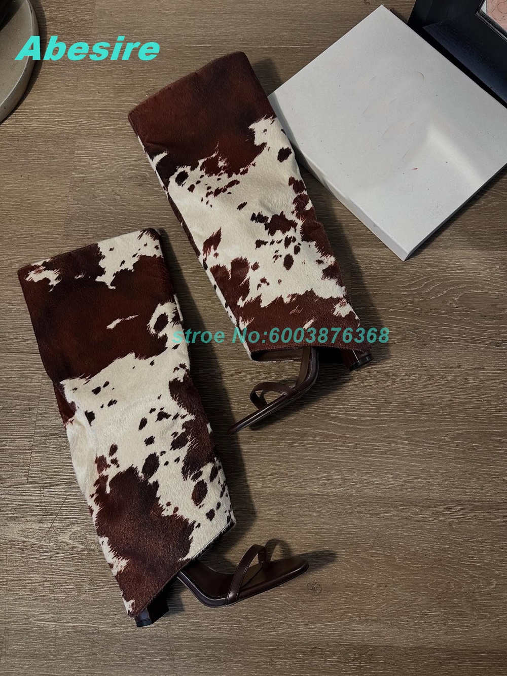 Cow Pattern Patchwork Suede Sa - Women'S Fashion Show บทวิจารณ์และราคา