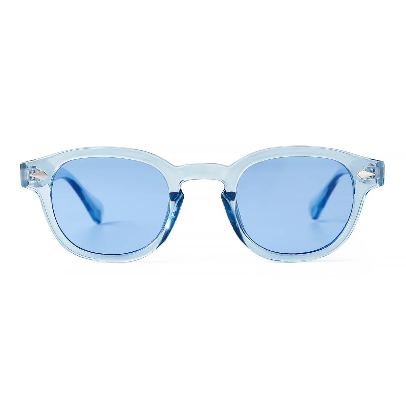 Fashion Transparent Blue Round - Women'S Fashion Eyeglasses บทวิจารณ์และราคา