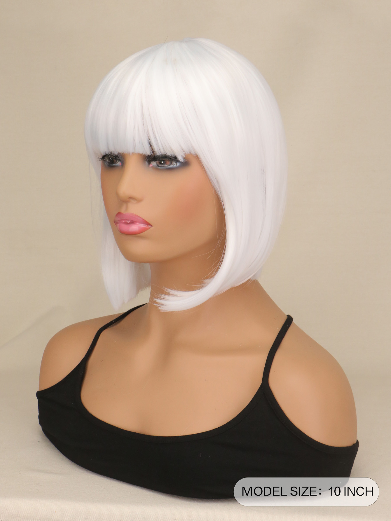 Women Synthetic White Straight - Women Fashion Japan บทวิจารณ์และราคา