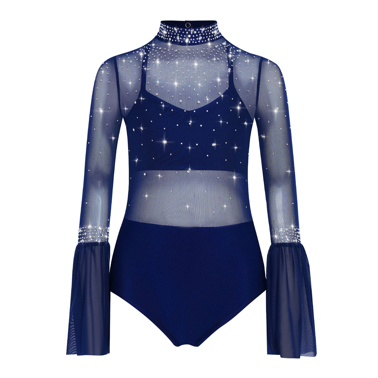 Kids Girls Ballet Dance Leotar - Turtleneck Bodysuit บทวิจารณ์และราคา