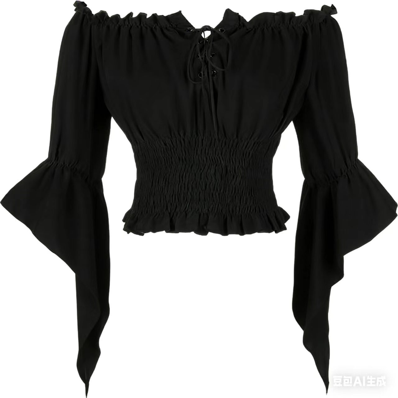 Renaissance Medieval Aristocra - Corset Top Boned บทวิจารณ์และราคา