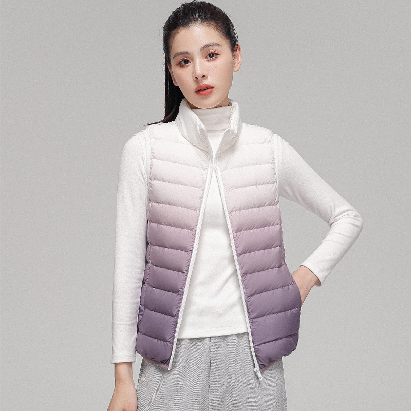 Women Fashion Gradient Ultra L - Puffer Vest Fashion Women บทวิจารณ์และราคา
