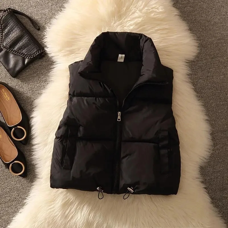 Women's Padded Puffer Sleevele - Puffer Vest Fashion Women บทวิจารณ์และราคา