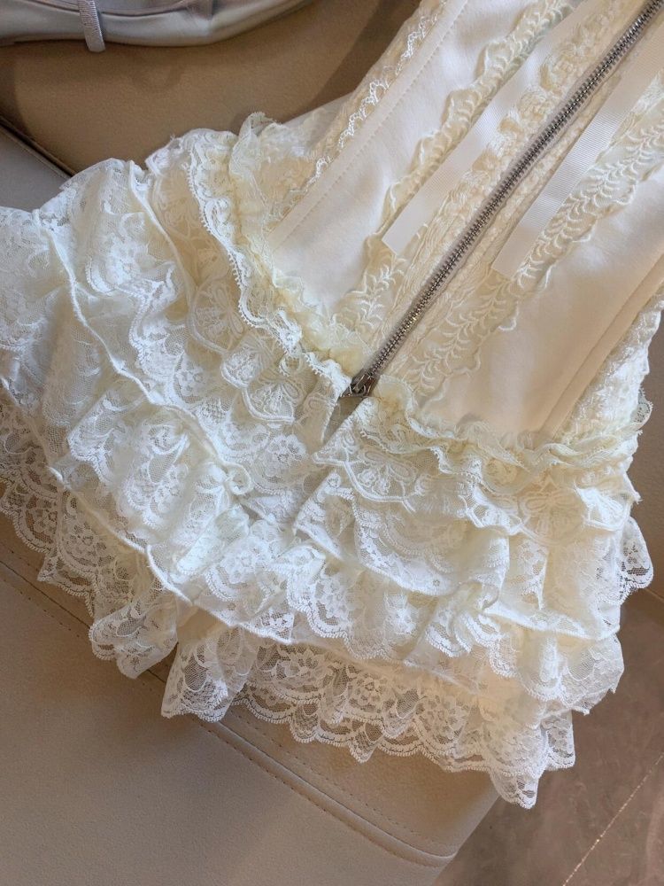 Cute Desire Lace Bustier Top H - Lace Trim Cami บทวิจารณ์และราคา