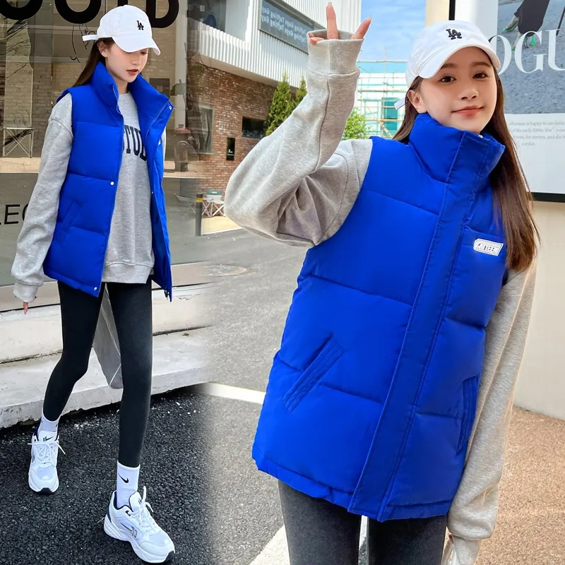 Fall Winter Warm Cropped Vest  - Puffer Vest Fashion Women บทวิจารณ์และราคา