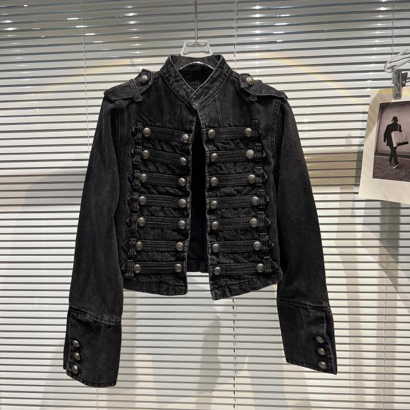2026 Autumn New Fashion Metal  - Women'S Fashion Denim Jacket บทวิจารณ์และราคา