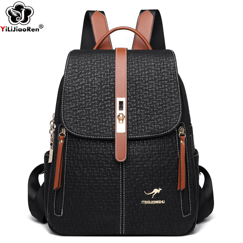 Fashion Backpacks Female High  - Women Fashion Online บทวิจารณ์และราคา