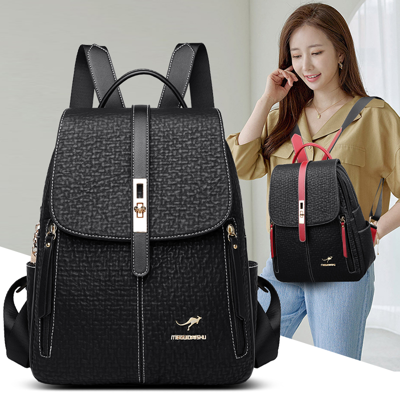 Fashion Backpacks Female High  - Women Fashion Online บทวิจารณ์และราคา