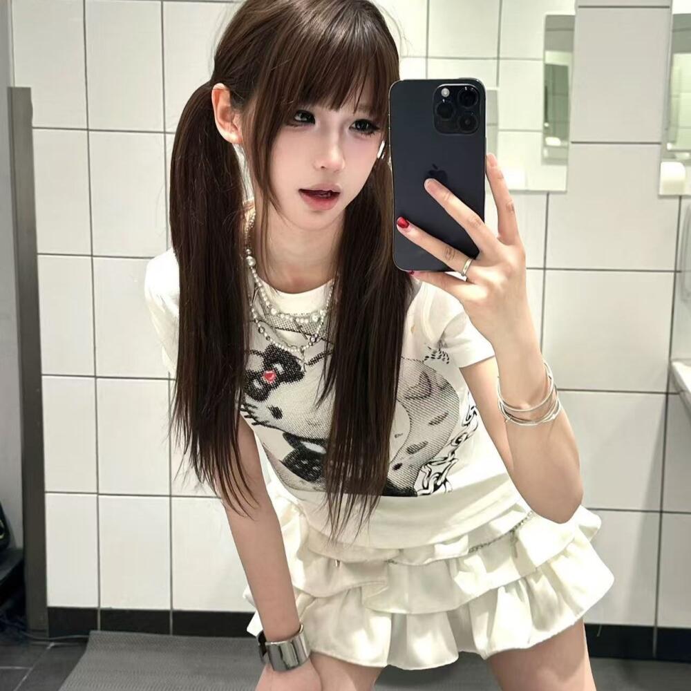 American Retro Cartoon Hello K - Women'S Fashion From The 60S บทวิจารณ์และราคา