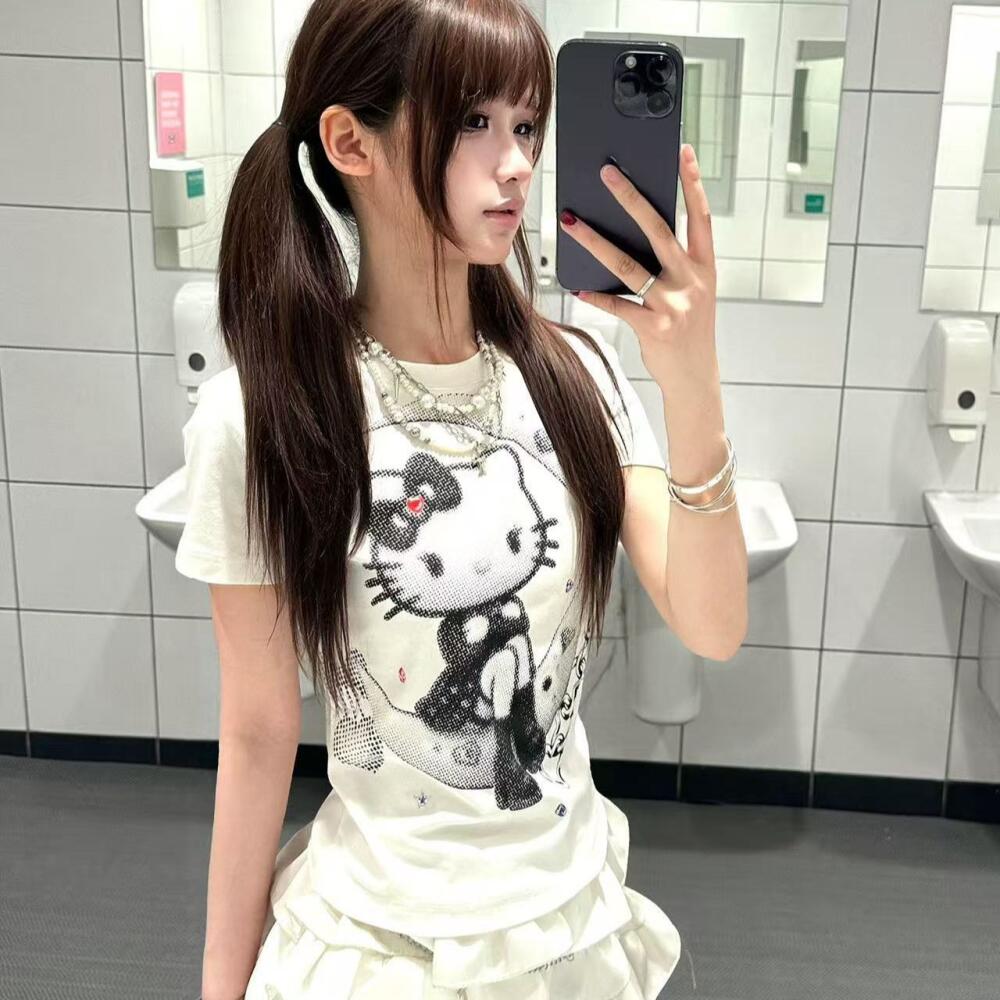 American Retro Cartoon Hello K - Women'S Fashion From The 60S บทวิจารณ์และราคา