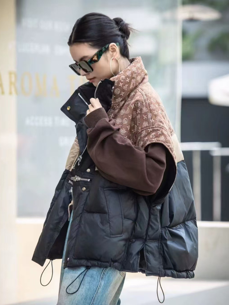 Fashion Retro Down Jacket Vest - Puffer Vest Fashion Women บทวิจารณ์และราคา