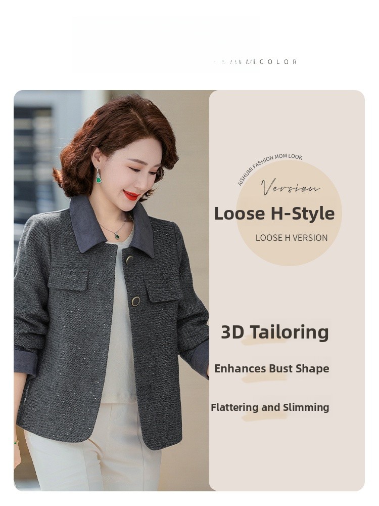 Elegant Mom Spring Jacket Smal - Women Fashion Over 40 บทวิจารณ์และราคา