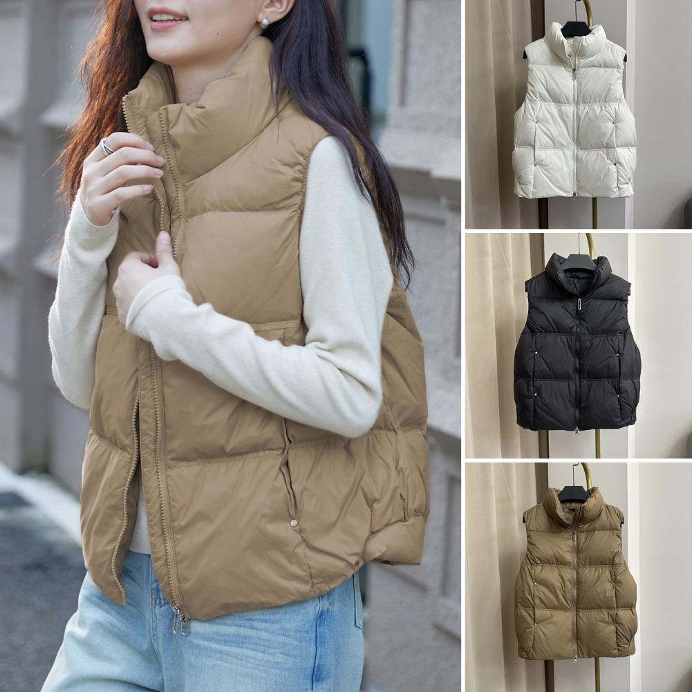 Winter Jackets Fashion Padded  - Puffer Vest Fashion Women บทวิจารณ์และราคา