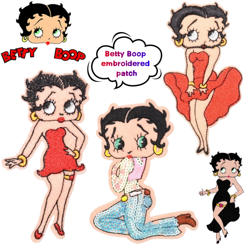 Betty Boop Patch High Color Va - Women Fashion Images บทวิจารณ์และราคา