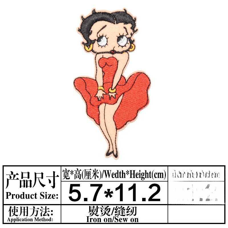 Betty Boop Patch High Color Va - Women Fashion Images บทวิจารณ์และราคา