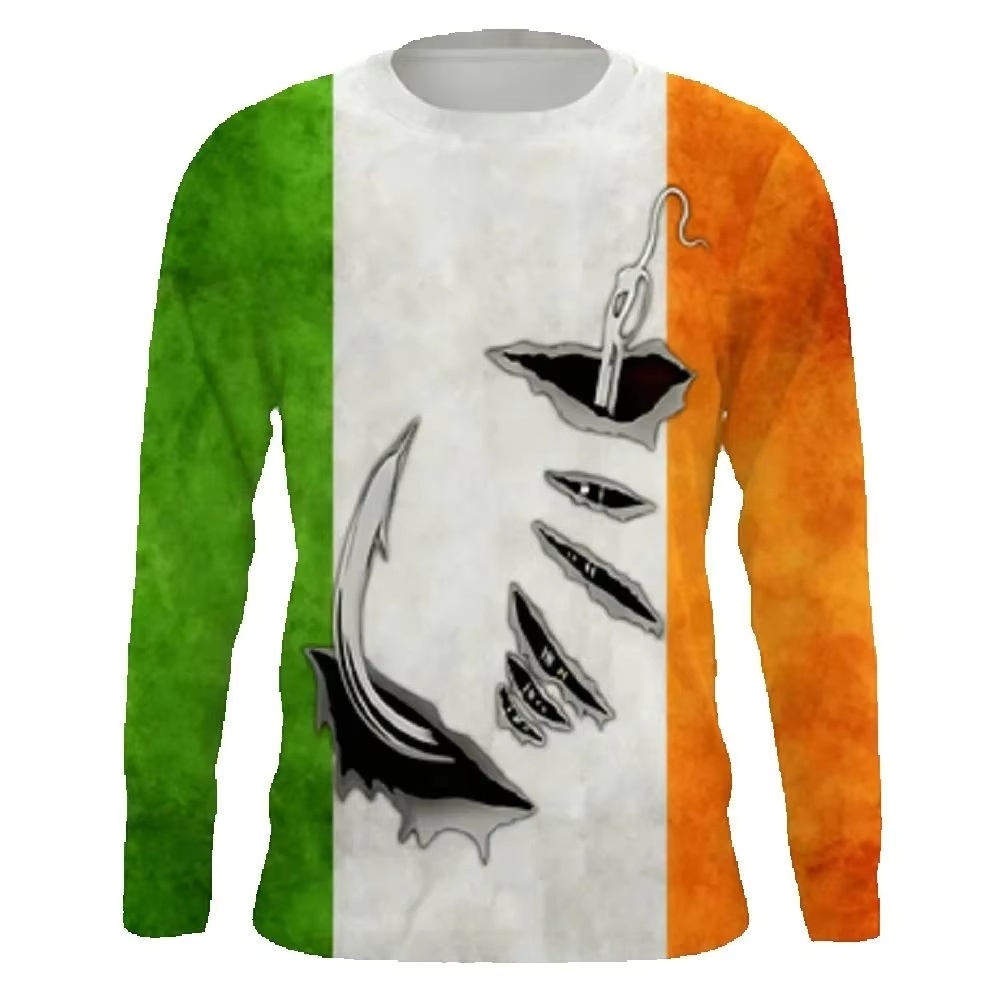 Fashionable Bass Pattern Crew  - Women And Men Fashion บทวิจารณ์และราคา