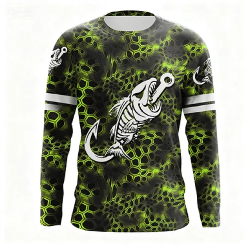 Fashionable Bass Pattern Crew  - Women And Men Fashion บทวิจารณ์และราคา