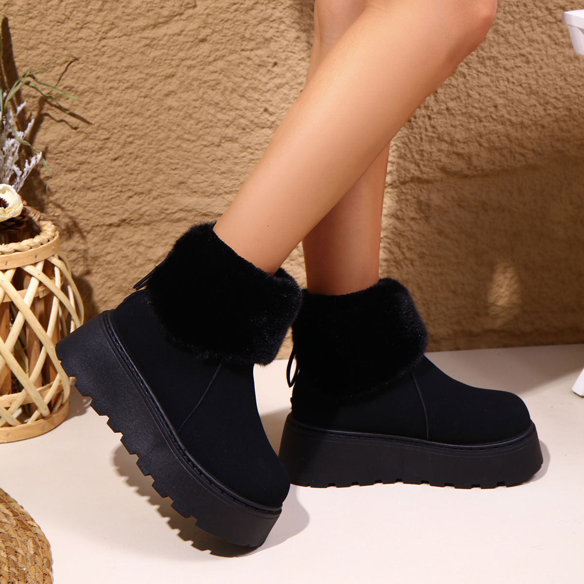 Women's Autumn Winter Plush Li - Women Fashion Online บทวิจารณ์และราคา