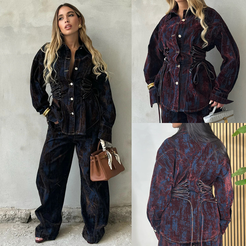 Women's Design Sense Drawstrin - Women'S Fashion Denim Jacket บทวิจารณ์และราคา