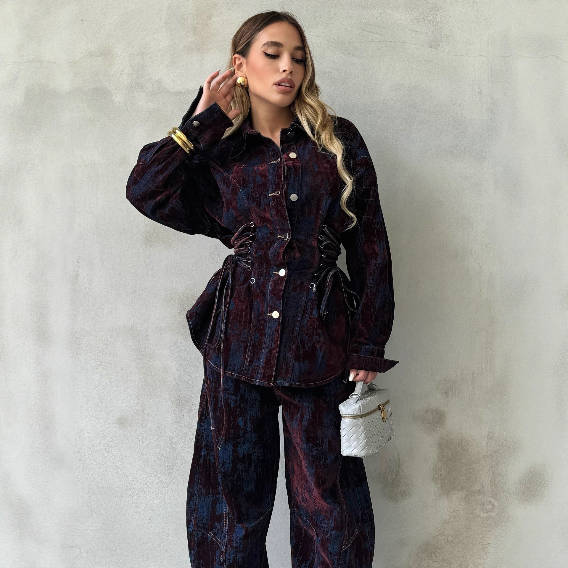 Women's Design Sense Drawstrin - Women'S Fashion Denim Jacket บทวิจารณ์และราคา