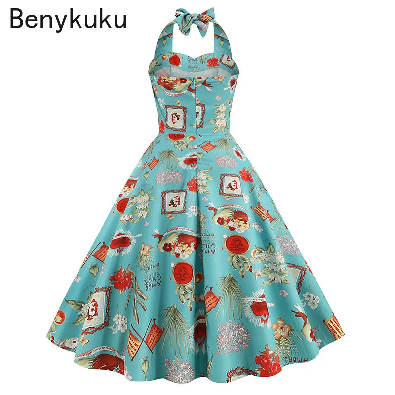 Women Summer Print 50s 60s Vin - Women'S Fashion In The 60S บทวิจารณ์และราคา