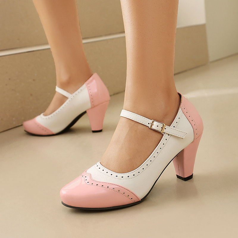 Mary Jane Shoes Women Patent L - Women'S Fashion In The 60S บทวิจารณ์และราคา