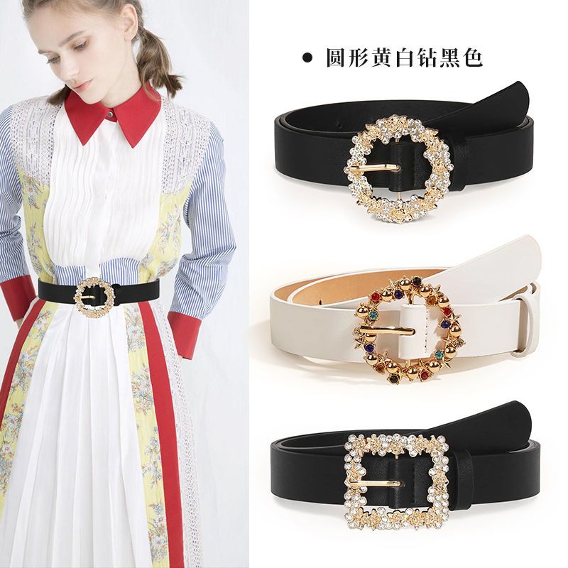 Rhinestone Buckle Belt Western - Women'S Fashion Trends Fall 2025 บทวิจารณ์และราคา