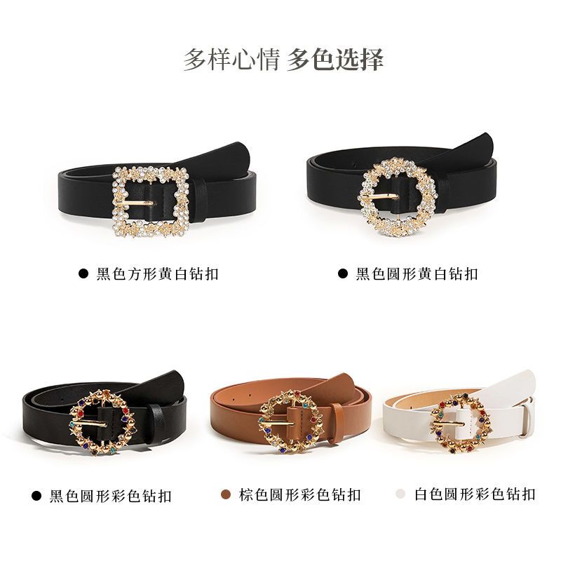 Rhinestone Buckle Belt Western - Women'S Fashion Trends Fall 2025 บทวิจารณ์และราคา