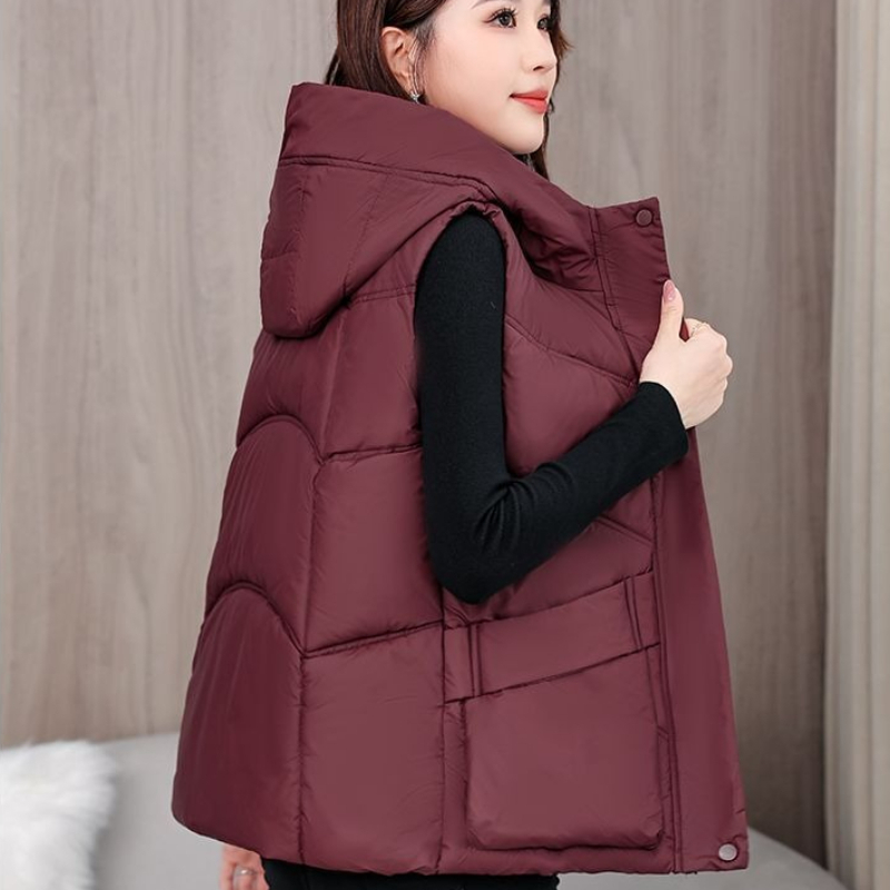 Winter 2026 Fashionable Oversi - Puffer Vest Fashion Women บทวิจารณ์และราคา