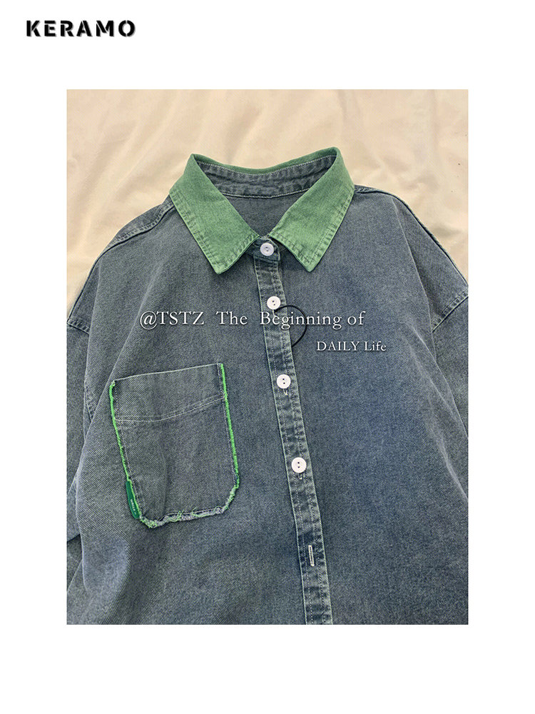 2023 Autumn Women Korean Fashi - Women'S Fashion Denim Jacket บทวิจารณ์และราคา