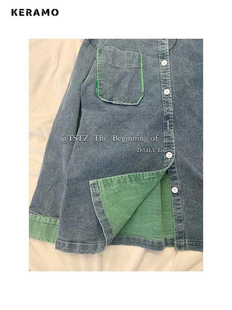2023 Autumn Women Korean Fashi - Women'S Fashion Denim Jacket บทวิจารณ์และราคา