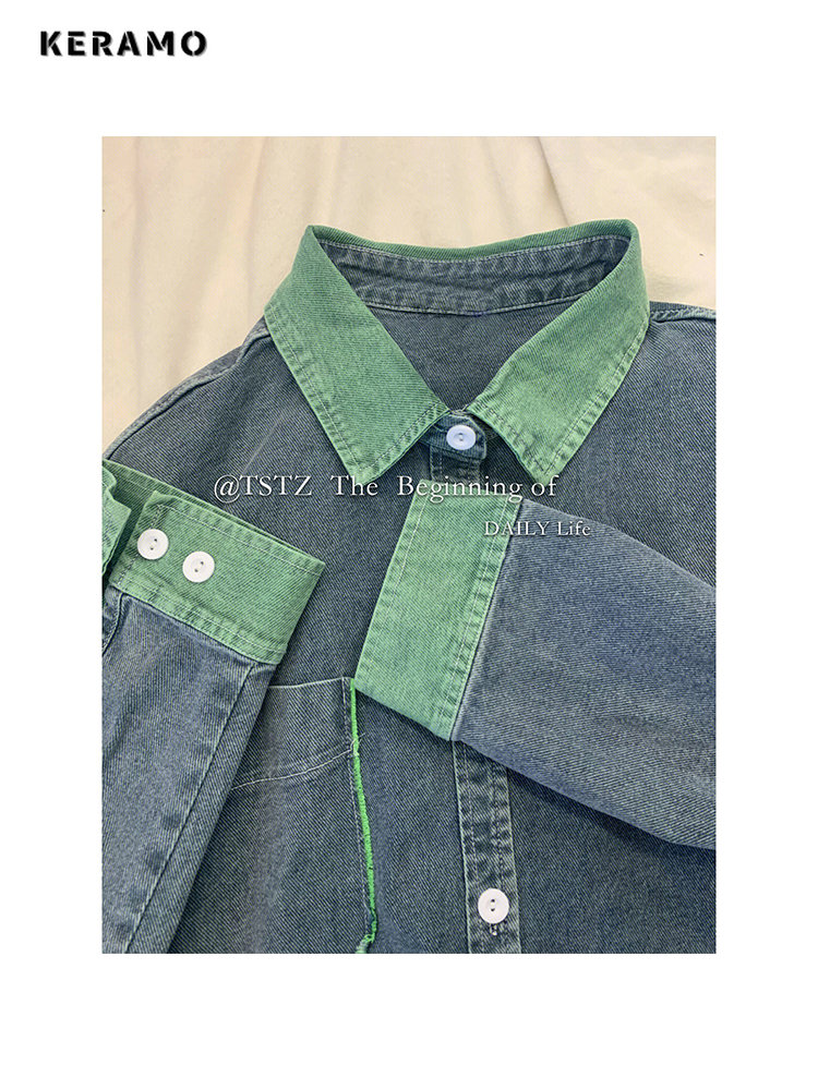 2023 Autumn Women Korean Fashi - Women'S Fashion Denim Jacket บทวิจารณ์และราคา