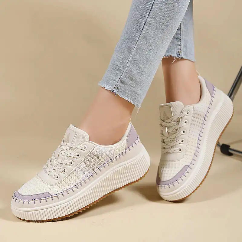 Brown Shoes Woman Flats Autumn - Women Fashion Over 40 บทวิจารณ์และราคา