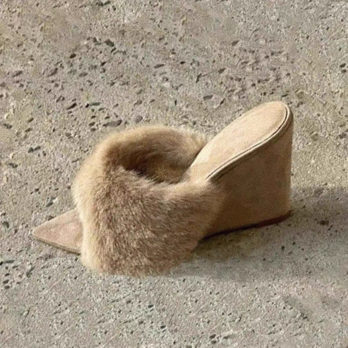 Women's Fur Wedge Slippers Fal - Women'S Fashion Trends Fall 2025 บทวิจารณ์และราคา