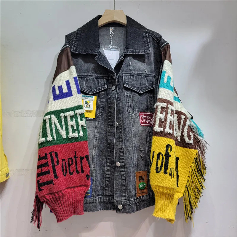 Women Denim Jacket  Autumn Fas - Women'S Fashion Denim Jacket บทวิจารณ์และราคา