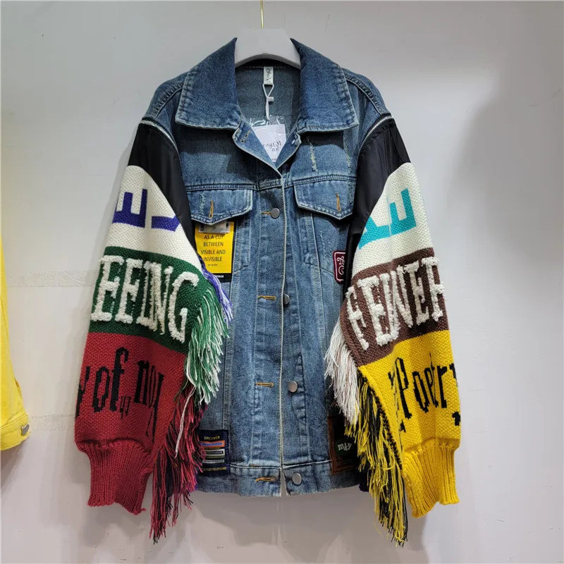 Women Denim Jacket  Autumn Fas - Women'S Fashion Denim Jacket บทวิจารณ์และราคา