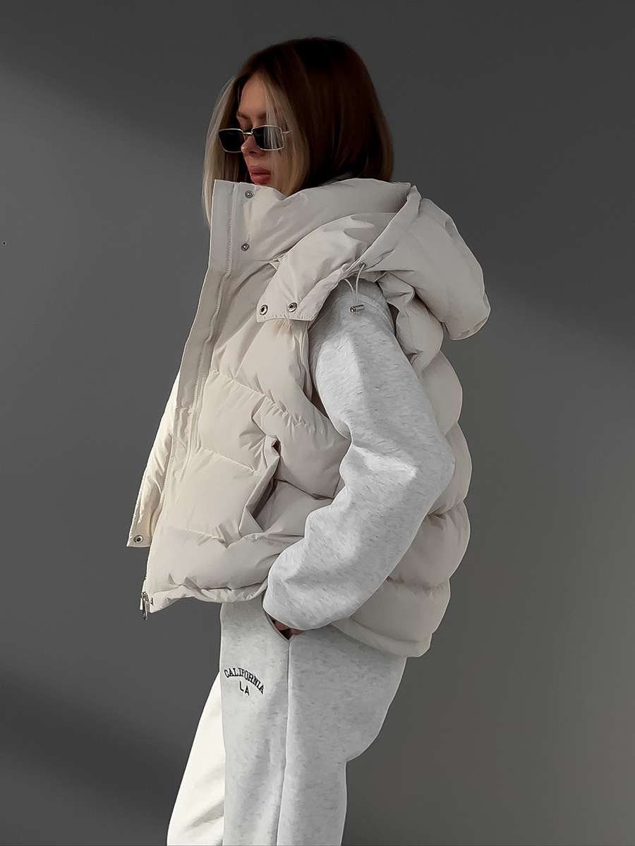 Women's Autumn Winter Sleevele - Puffer Vest Fashion Women บทวิจารณ์และราคา