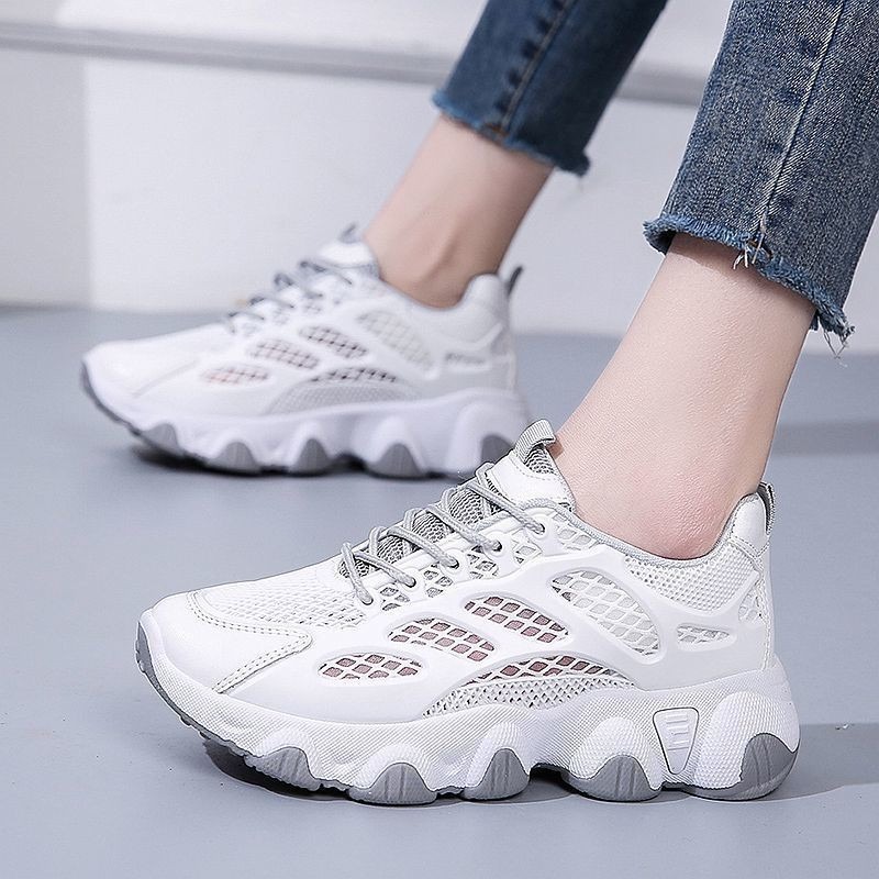 Breathable Mesh Chunky Sneaker - Women'S Fashion Show บทวิจารณ์และราคา