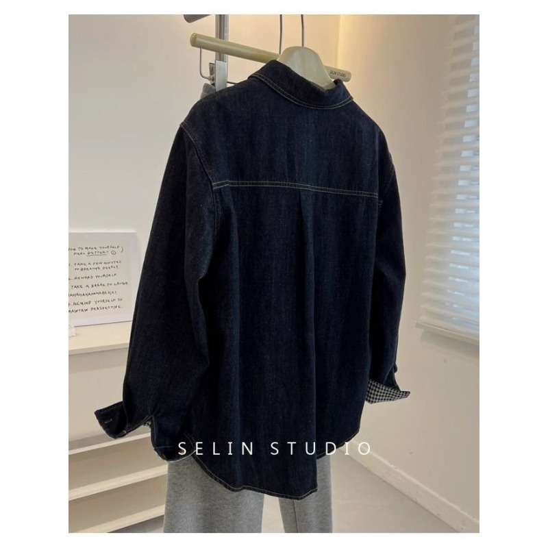 American Fashion Retro Denim P - Women'S Fashion Denim Jacket บทวิจารณ์และราคา