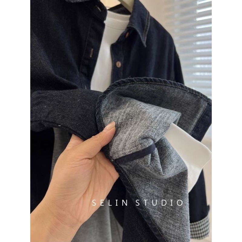 American Fashion Retro Denim P - Women'S Fashion Denim Jacket บทวิจารณ์และราคา