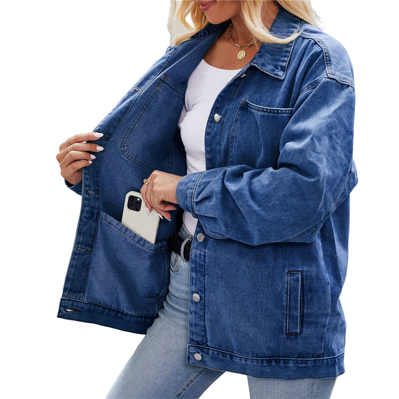 ABRT-Women Casual Long Sleeve  - Women'S Fashion Denim Jacket บทวิจารณ์และราคา