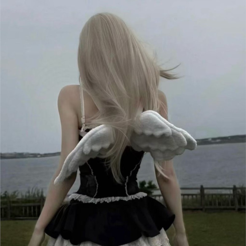 JIAERDI Sweet White Angel Wing - Women Fashion Online บทวิจารณ์และราคา