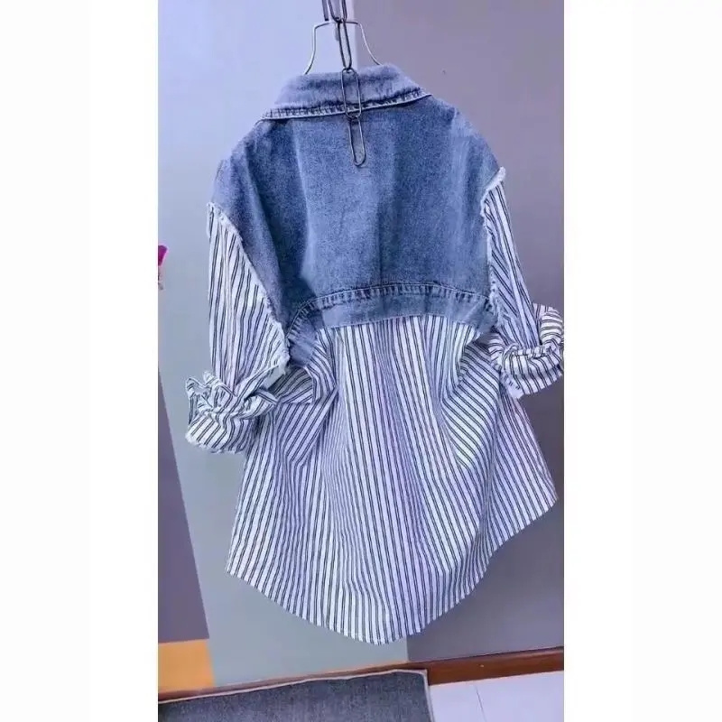 Design Stitching Women Jackets - Women'S Fashion Denim Jacket บทวิจารณ์และราคา
